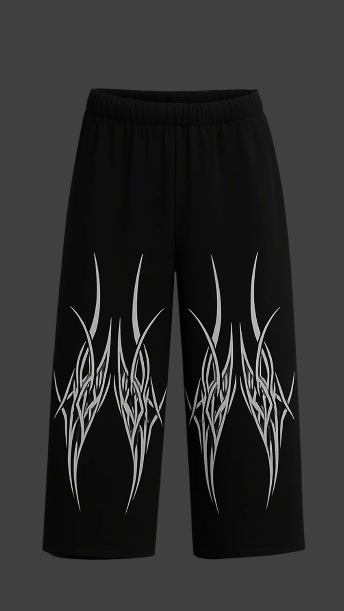 TRIBAL FLAME UNISEX BAGGY FIT SWEATPANTS