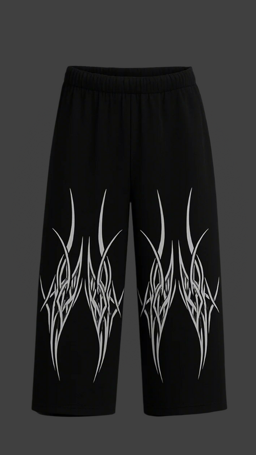 TRIBAL FLAME UNISEX BAGGY FIT SWEATPANTS